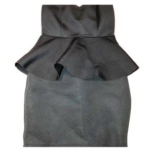 Windsor Black Peplum Dress